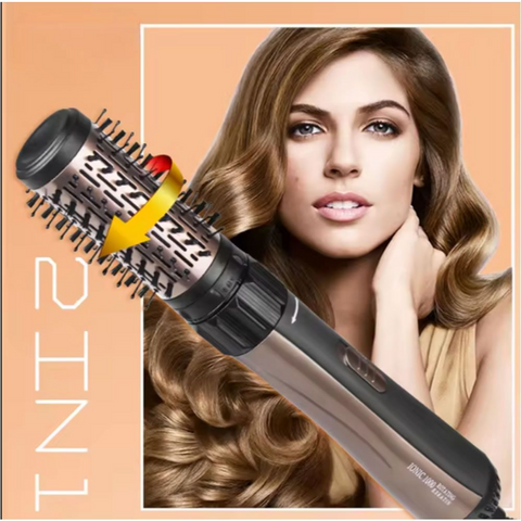 ENZO Professional Rotating Hair Dryer Brush – 2-in-1 Salon Styling Tool