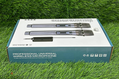 Microphone System Receiver with Handheld Mic -Howling for Home F5Z6