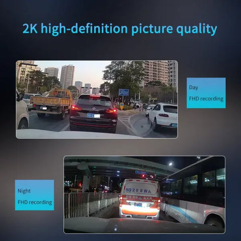 A5 Dual-Camera HD Dashcam with GPS & Wi-Fi