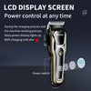 Kemei KM-PG1990A Professional Cordless Hair Clipper with 2000mAh Battery & LCD Display
