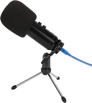 Professional Condenser Microphone with KTV Sound Effects & Built-in Reverb