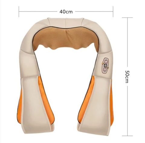 Deep Tissue Shiatsu Neck & Back Massager with Heat and 8 Massage Nodes