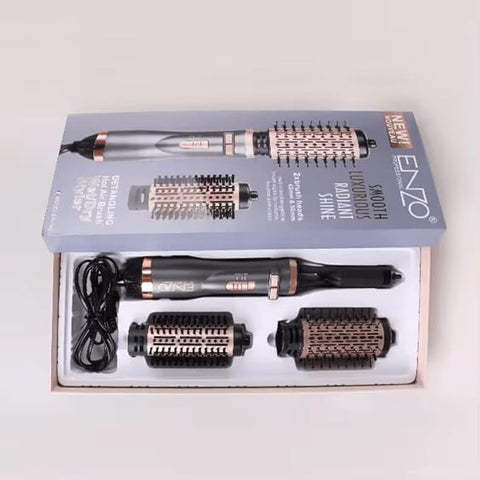 2-in-1 Professional Hot Air Brush – 1500W Blow Dryer & Styling Comb