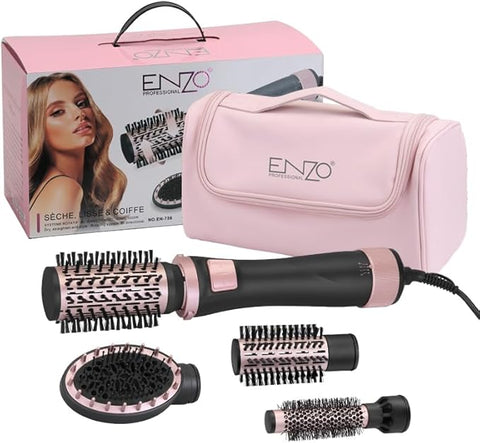 5-in-1 Professional Hot Air Styler Set – 1000W Auto-Rotating Multi Brush Kit