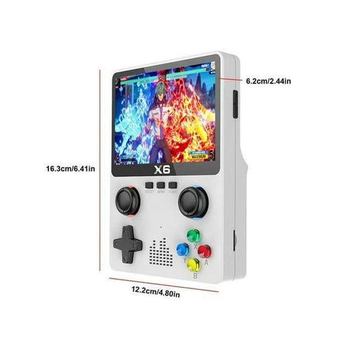 X6 Pro Retro Handheld Gaming Console – 3.5” HD IPS Display with 12,000+ Games