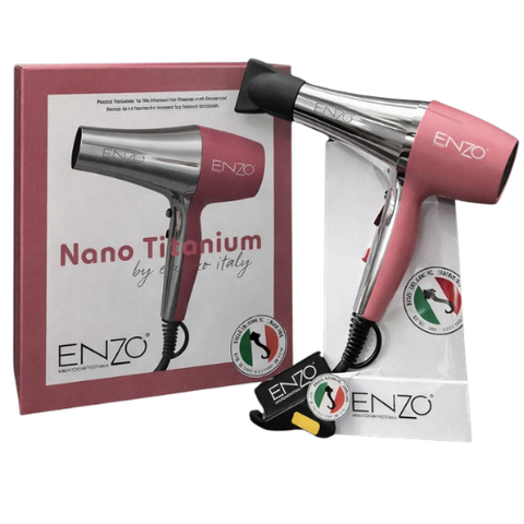 ENZO Nano Titanium Professional Hair Dryer – High-Performance Fast Drying & Styling