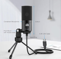 FIFINE K669B Professional USB Condenser Microphone