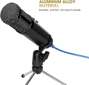 Professional Condenser Microphone with KTV Sound Effects & Built-in Reverb