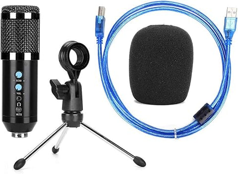 Professional Condenser Microphone with KTV Sound Effects & Built-in Reverb