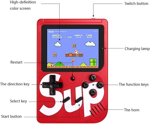 SUP Retro Game Box – 400-in-1 Classic Mini Gaming Console with TV Connection