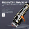 Kemei KM-PG1990A Professional Cordless Hair Clipper with 2000mAh Battery & LCD Display