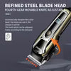 Kemei KM-PG1990A Professional Cordless Hair Clipper with 2000mAh Battery & LCD Display