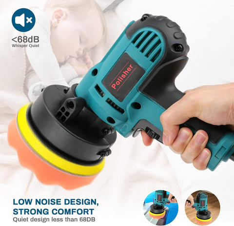 700W Professional Rotary Polisher & Buffer Machine – Variable Speed 600–3600 RPM