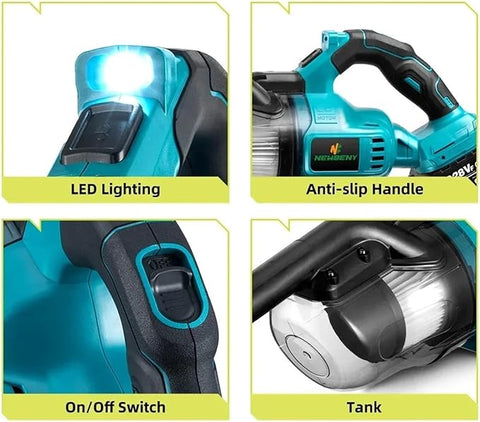 PowerMax Cordless Handheld Vacuum Cleaner – High Suction Portable Cleaner