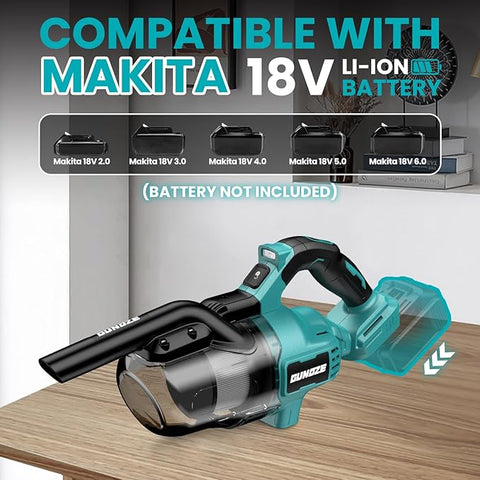 Cordless High-Power Handheld Vacuum Cleaner – Makita 18V Compatible