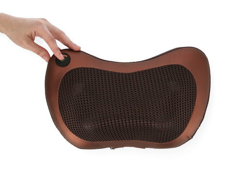 3D Shiatsu Neck & Back Massage Cushion with Heat Function