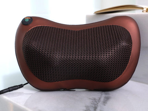 3D Shiatsu Neck & Back Massage Cushion with Heat Function