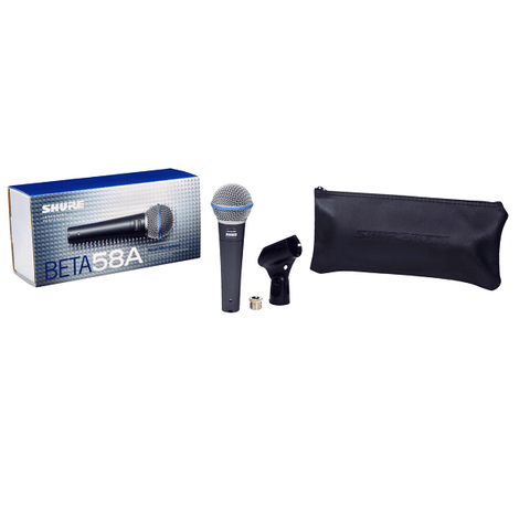 Shure Beta 58A Supercardioid Dynamic Vocal Microphone – Professional Live Performance