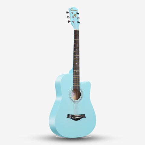 ZETA Series 38” Beginner Cutaway Acoustic Guitar with Bag – RCStromm (95cm)