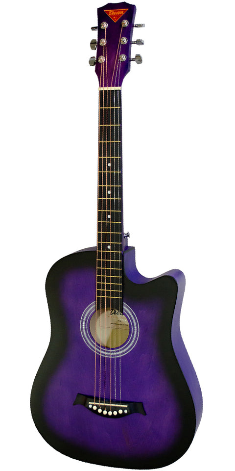 Dream Acoustic AC38 – 38” Beginner Right-Handed Acoustic Guitar