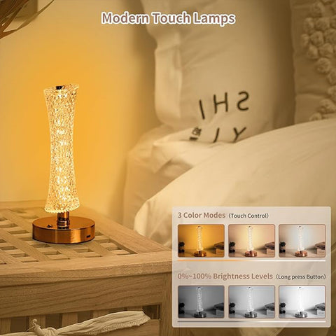 Leaf Shape Acrylic LED Table Lamp with USB Rechargeable Base