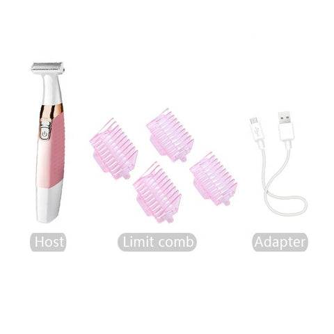 Kemei KM-6198 3-in-1 Rechargeable Shaver, Epilator & Trimmer