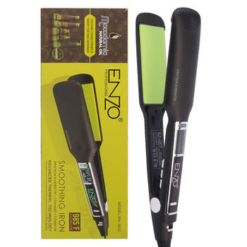 Enzo LED Hair Straightener – Intelligent Temperature Control Ceramic Titanium Flat Iron