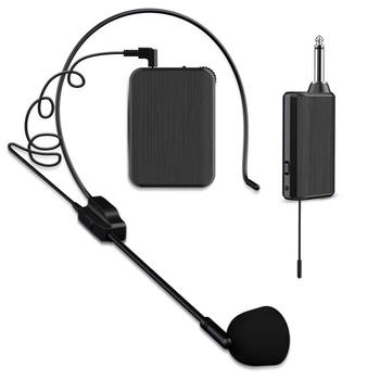 2.4G Wireless Headset Microphone with Bodypack Transmitter