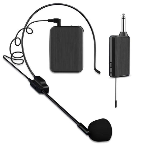 2.4G Wireless Headset Microphone with Bodypack Transmitter