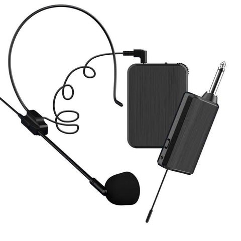 2.4G Wireless Headset Microphone with Bodypack Transmitter