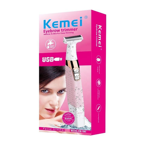 Kemei KM-6198 3-in-1 Rechargeable Shaver, Epilator & Trimmer
