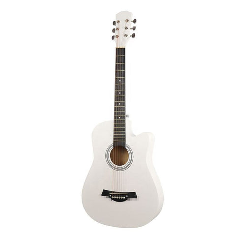 Wooden Acoustic Guitar – Beginner Folk Practice Instrument