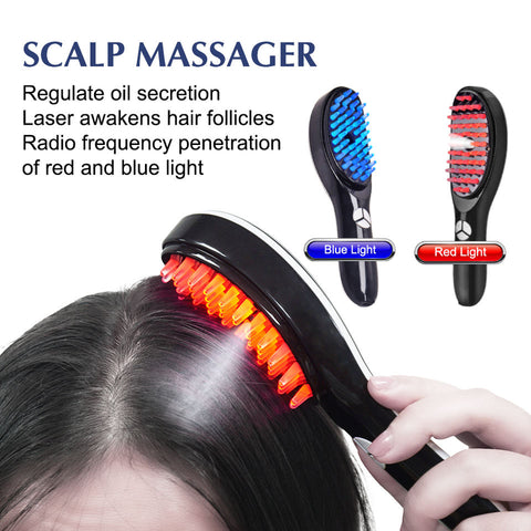 Red Light Hair Growth Brush