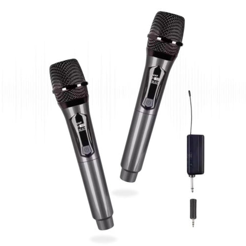 Microphone System Receiver with Handheld Mic -Howling for Home F5Z6