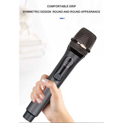 Microphone System Receiver with Handheld Mic -Howling for Home F5Z6