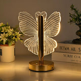 Elegant Butterfly Acrylic LED Night Light – Creative Decorative Table Lamp