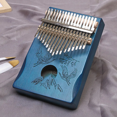21 Keys Thumb Piano Calimba Professional Tuned Portable Kalimba 17Keys Mini Beginner's Malimba Birthday Festival Relaxation Gift