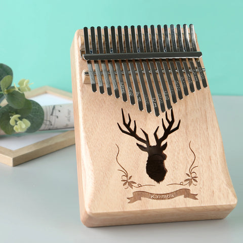 Thumb Piano Calimba Professional Tuned Portable 17 Keys Kalimba Beginner's Musical Instrument Birthday Festival Relaxation Gift