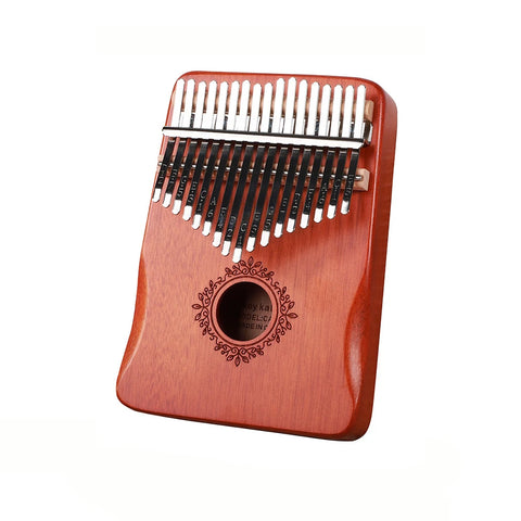 17 Key Mahogany Kalimba 21 key Thumb Piano Finger Piano for Beginner Mbira Gifts for Adults/Kids