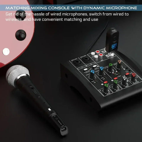 Professional 20-Channel UHF Wireless Microphone Receiver System