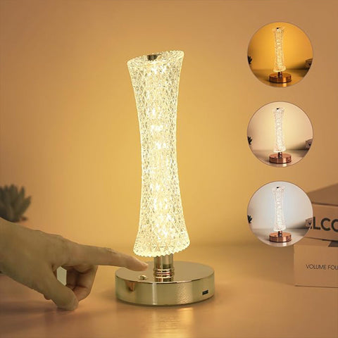 Leaf Shape Acrylic LED Table Lamp with USB Rechargeable Base