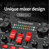 V8S USB Audio Mixer Sound Card with Bluetooth – Live Streaming & Recording Interface