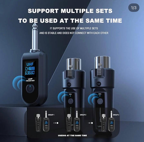Professional 20-Channel UHF Wireless Microphone Receiver System