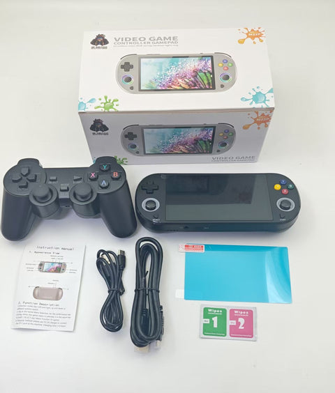 Retro Handheld Gaming Console with Dual-Player Support & HD Display