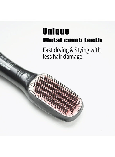 3-in-1 One Step Hair Dryer & Straightener Brush with Ionic Technology
